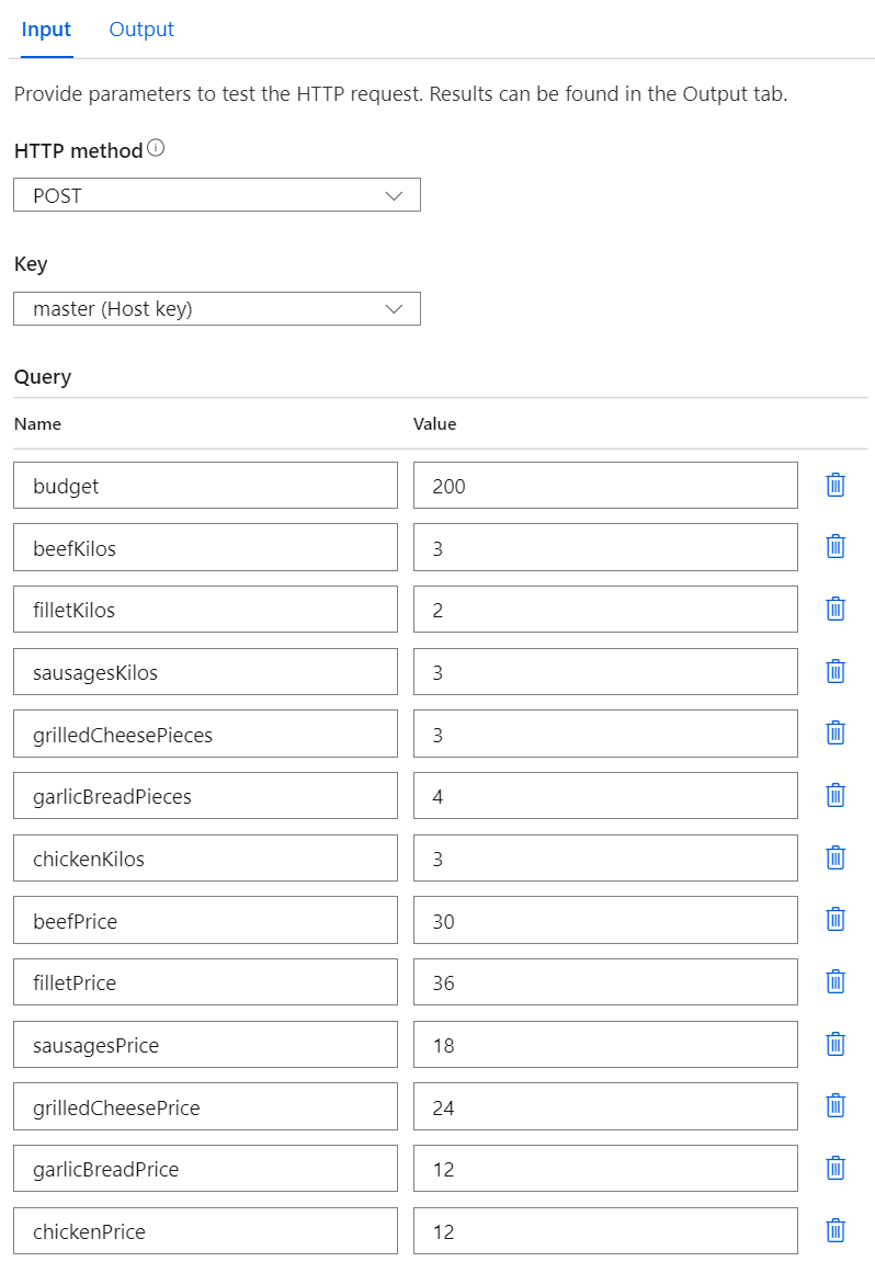 Azure Functions Input