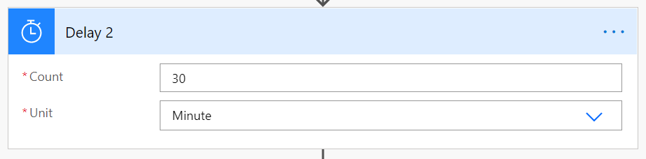 Microsoft Flow second delay